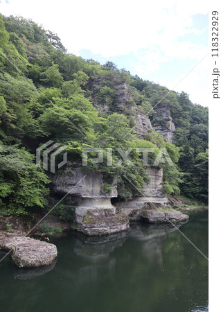 国の天然記念物 塔のへつり 118322929