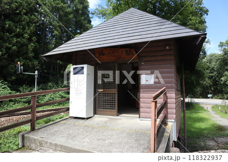 会津鉄道会津線 塔のへつり駅 118322937