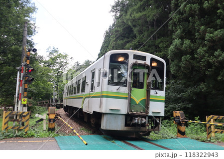 会津鉄道会津線 塔のへつり駅付近 118322943