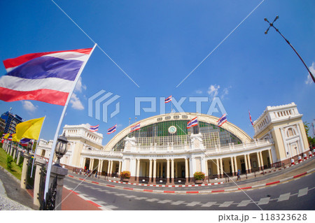 Hua Lamphong Railway Station in Bangkok, Thailand Hua Lamphong Railway Station in Bangkok, Thailand 118323628