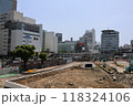 再開発が進むJR三宮駅前 118324106