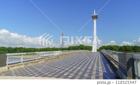 【東京都江戸川区】葛西海浜公園と葛西臨海公園に架かる葛西渚橋 118325547