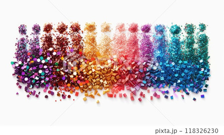 Nail glitters. Generative AI 118326230