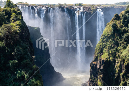 Victoria Falls as seen from the Bridge 118326452