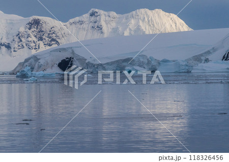 Antarctic landscape near near Danco Island Antarctic landscape near near Danco Island 118326456