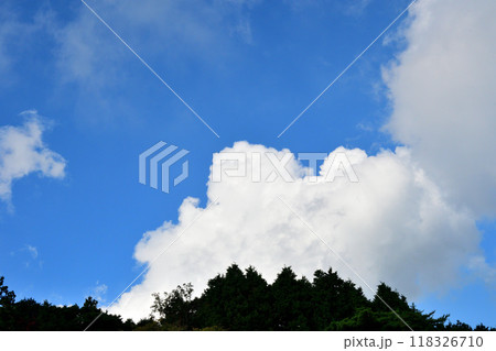 青空と白い雲 118326710