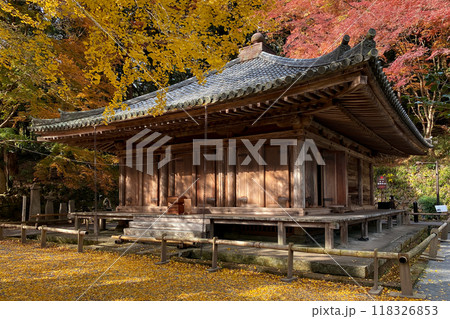 富貴寺の紅葉 富貴寺の紅葉 118326853