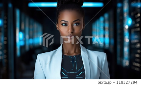 仮想空間ビジネス女性四十六Generative AI 118327294