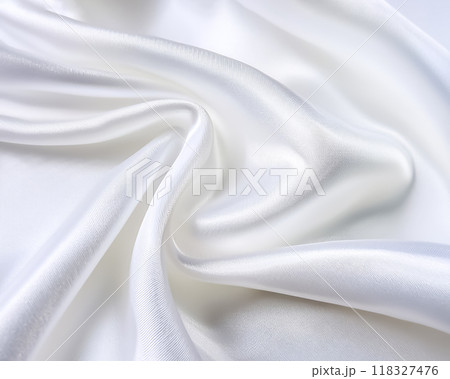 シルクの背景イメージ素材　シルバー 118327476