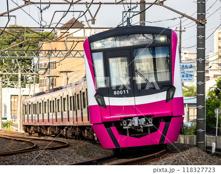 新京成8800形8816編成 開業70周年記念ギャラリー電車「今昔