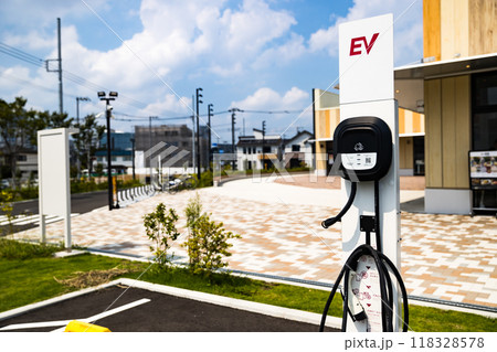 EV充電スタンド 急速充電器 EV充電スタンド 急速充電器 118328578