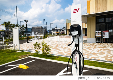 EV充電スタンド　急速充電器 118328579