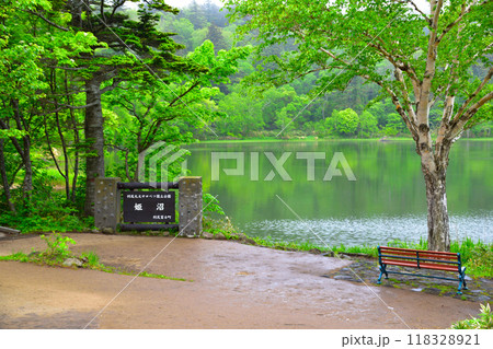春 利尻島 姫沼 春 利尻島 姫沼 118328921