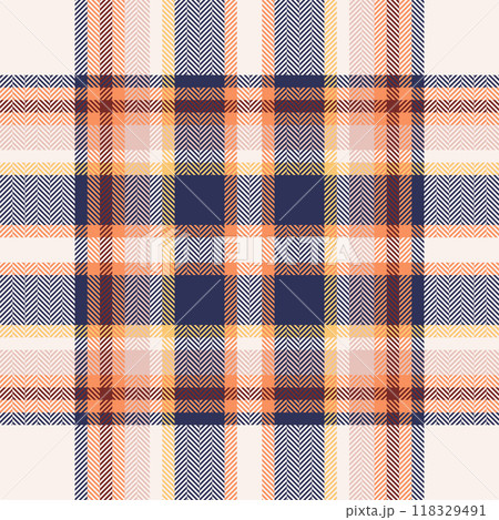 Plaid check pattern. Seamless fabric texture. Tartan textile print. Plaid check pattern. Seamless fabric texture. Tartan textile print. 118329491