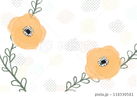 アネモネのグラフィック素材 アネモネのグラフィック素材 118330581