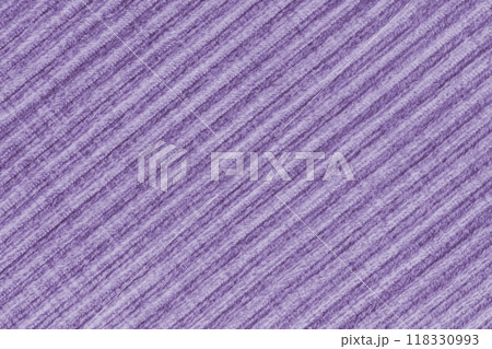 Ridge texture background of velour purple cloth. Large ribbed, diagonal coarse weaving fabric Ridge texture background of velour purple cloth. Large ribbed, diagonal coarse weaving fabric 118330993
