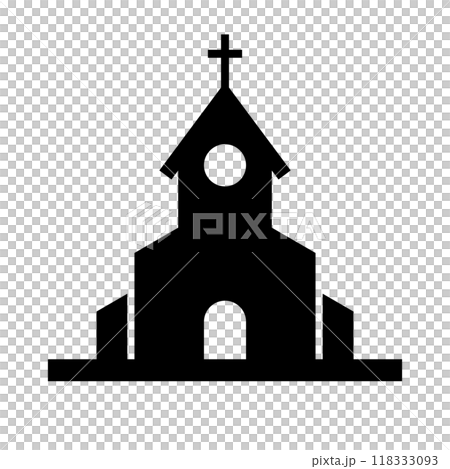 教会 シルエット 教会 シルエット 118333093