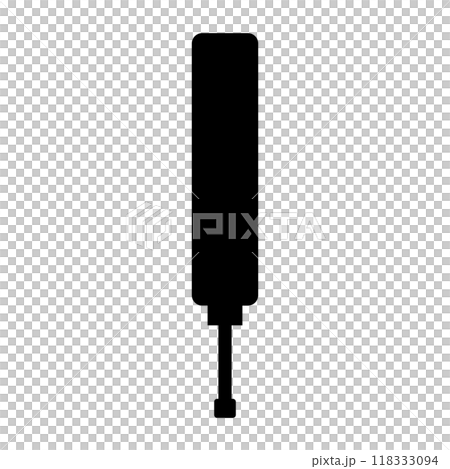 Cricket Bat Silhouette Cricket Bat Silhouette 118333094