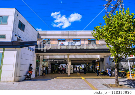 日本の川崎都市景観 東急電鉄 宮崎台駅などを望む 日本の川崎都市景観 東急電鉄 宮崎台駅などを望む 118333950