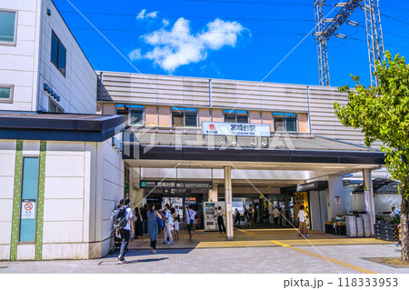 日本の川崎都市景観 東急電鉄 宮崎台駅などを望む 日本の川崎都市景観 東急電鉄 宮崎台駅などを望む 118333953