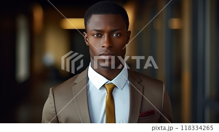 仮想空間ビジネス男性六Generative AI 118334265