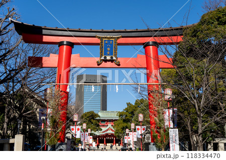 東京都 門前仲町 正月の富岡八幡宮 東京都 門前仲町 正月の富岡八幡宮 118334470