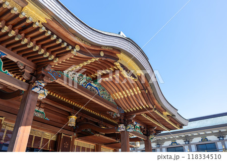 東京都文京区　湯島天神の本殿 118334510