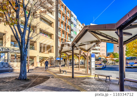 横浜の都市風景　センター南駅 118334712