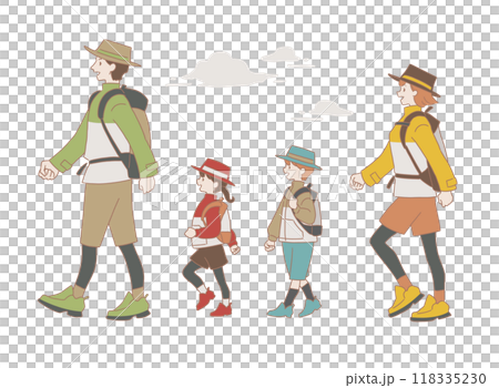 父母和孩子遠足 父母和孩子遠足 118335230