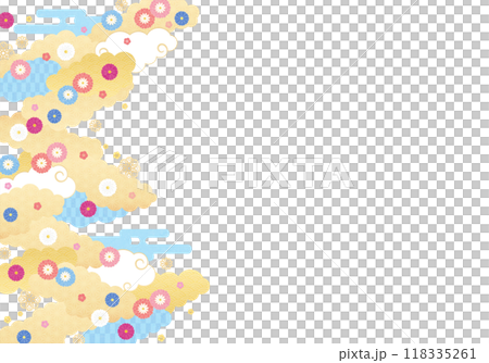 背景素材-早春框架15-3 118335261