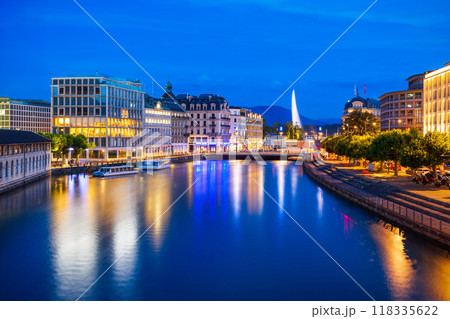Geneva panoramic view in Switzerland 118335622