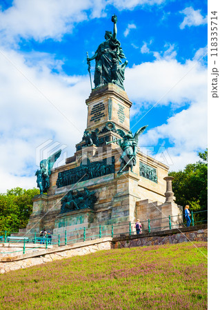 Niederwalddenkmal monument in Rudesheim, Germany Niederwalddenkmal monument in Rudesheim, Germany 118335714
