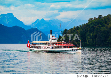 Tourist cruise boat, Lucerne Lake 118335777