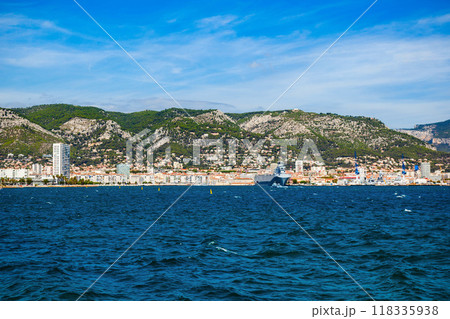 Toulon city panoramic view, France 118335938