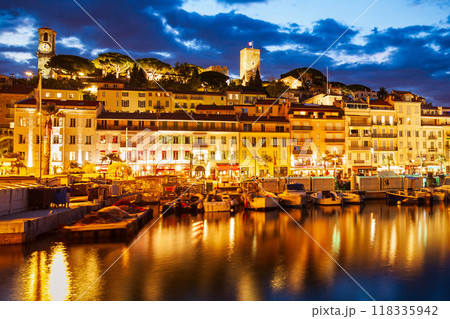 Cannes aerial panoramic view, France 118335942