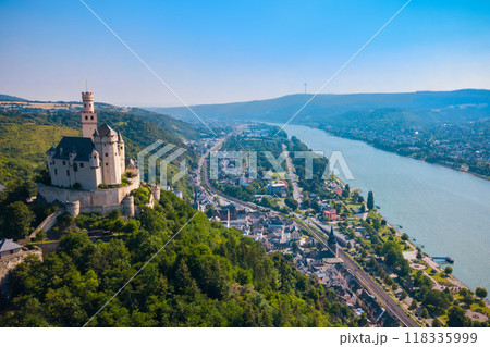 Marksburg old castle in Germany Marksburg old castle in Germany 118335999