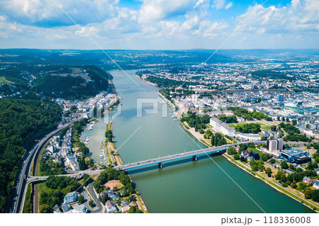 Koblenz city skyline in Germany Koblenz city skyline in Germany 118336008