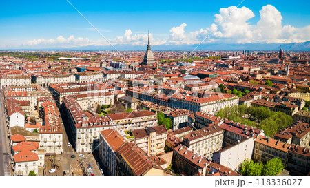 Turin aerial panoramic view, Italy Turin aerial panoramic view, Italy 118336027