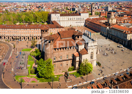 Castle Square aerial view, Turin 118336030
