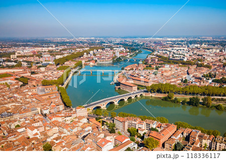 Toulouse aerial panoramic view, France Toulouse aerial panoramic view, France 118336117