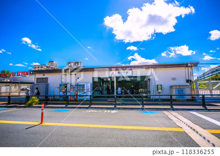 日本の川崎都市景観 東急電鉄 梶が谷駅などを望む 日本の川崎都市景観 東急電鉄 梶が谷駅などを望む 118336255