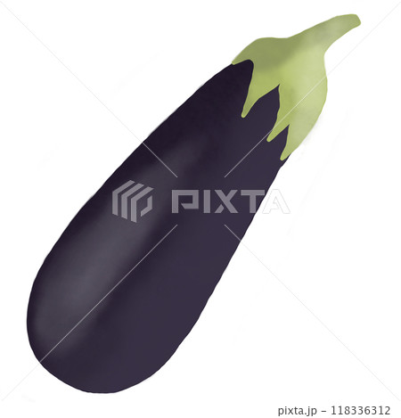 eggplant isolated on white background eggplant isolated on white background 118336312