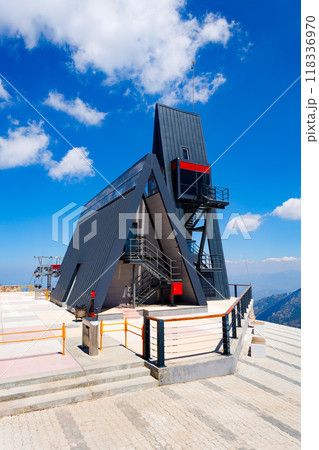 Cable car station, Babadag mountain in Turkey Cable car station, Babadag mountain in Turkey 118336970