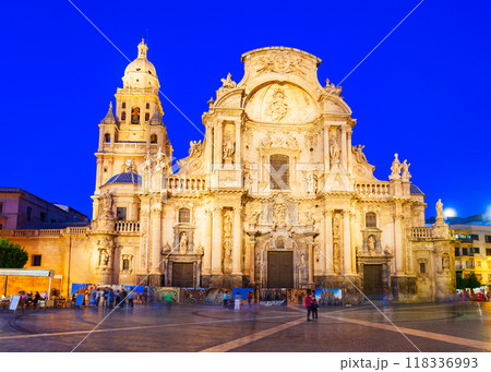 Saint Mary Cathedral in Murcia city, Spain 118336993