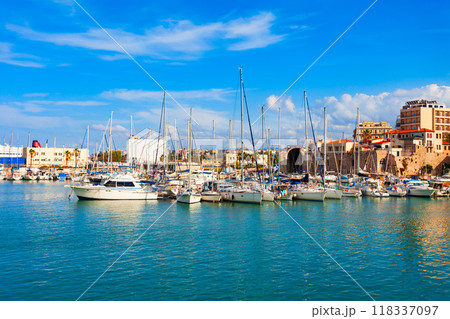 Port in Heraklion city, Crete island, Greece 118337097