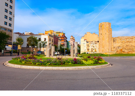 Monges Tower in Tarragona city in Spain Monges Tower in Tarragona city in Spain 118337112