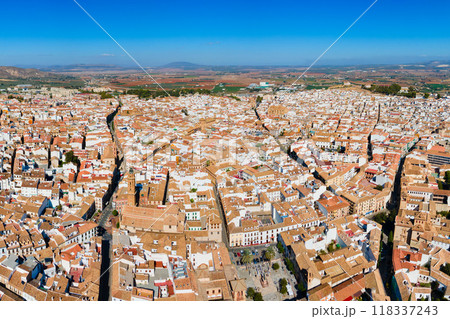 Antequera aerial panoramic view, Malaga province, Spain Antequera aerial panoramic view, Malaga province, Spain 118337243