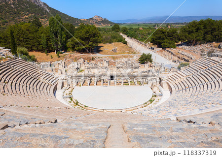 Ephesus Ancient Greek Theatre is located in Izmir Province in Turkey 118337319