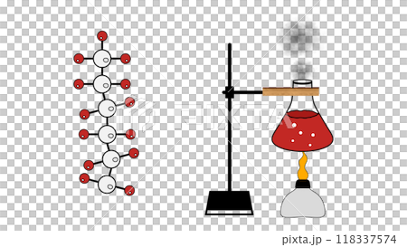 Abstract lab flask with red liquid and chemistry molecule, chemical reaction experiment, laboratory specializing in the development of bioinformatics tools, Molecular Structures Abstract lab flask with red liquid and chemistry molecule, chemical reaction experiment, laboratory specializing in the development of bioinformatics tools, Molecular Structures 118337574