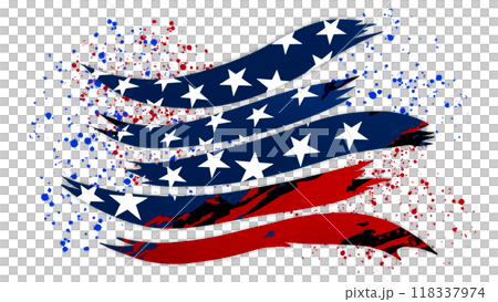 Grunge American flag, Memorial Day with American Flag, stripes abstract grunge design, Independence Day modern background, Background with USA painted flag, Independence Day Grunge American flag, Memorial Day with American Flag, stripes abstract grunge design, Independence Day modern background, Background with USA painted flag, Independence Day 118337974